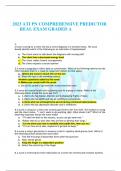2023 ATI PN COMPREHENSIVE PREDICTOR REAL EXAM GRADED A 