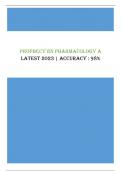 Prophecy RN Pharmacology A - QUESTIONS & ANSWERS Accuracy&colon; 98&percnt; Latest 2023