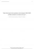 Ahip final exam test questions and answers 2022 2023 verified answers mr davis is 52 ye 1