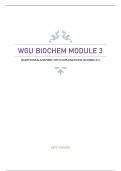 WGU BIOCHEM MODULE 3 - QUESTIONS & ANSWERS WITH EXPLANATIONS &lpar;SCORED A&plus;&rpar; BEST VERSION 2023