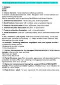 ATLS study cards Questions and Answers with complete solutions Graded A&plus;