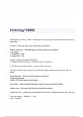 Histology NBME QUESTIONS & ANSWERS 2023(A+ GRADED 100% VERIFIED)
