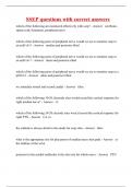 SSEP questions with correct answers