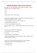SSEPs questions with correct answers