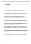 CAIA Level 1 exam 2023 with 100&percnt; correct answers