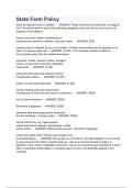 State Farm Policy A&plus; GRADED &lpar; 100&percnt; VERIFIED&rpar; 2023&sol;2024
