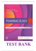 Pharmacology A Patient-Centered Nursing Process Approach 10th Edition (McCuistion,2020) Test Bank
