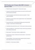 TSI Practice test 2 Exam with 100&percnt; Correct Answers 2023