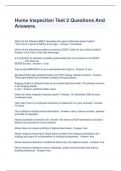 Home Inspection Test 2 Questions And Answers&period;