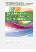 TEST BANK FOR PSYCHIATRIC-MENTAL HEALTH NURSING 8TH EDITION BY SHEILA L. VIDEBECK UPDATED ALL CHAPTERS INCLUDED WITH QUESTIONS AND ANSWERS 2023