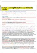 •	 Portage Learning PHARMACOLO NURS 251 Module 1