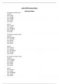 Latin GCSE Grammar Sheet