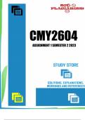 CMY2602 Assignment 1 Semester 2 2023 (700105) - DUE 17 August 2023