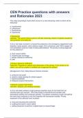 CEN Practice questions with answers 2023