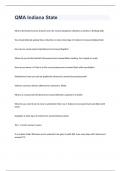 QMA Indiana State exam 2023 with 100&percnt; correct answers
