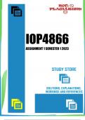 IOP4866 Assignment 1 Semester 1 2023