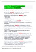 ACC 731 Exam 1 &sol;39Questions and Answers 2022&sol;2023
