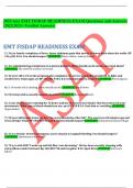2023 may EMT FISDAP READINESS EXAM Questions and Answers (2022/2023) (Verified Answers)