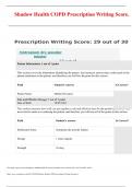 Shadow Health COPD Prescription Writing Score&period;