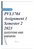 PVL3704 Assignment 1 Semester 2 2023