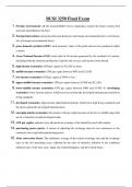 BUSI 3250 Final Exam Questions and Answers 2023