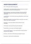 SHEEP MANAGEMENT 1&vert;UPDATED&VERIFIED&vert;100&percnt; SOLVED&vert;GUARANTEED SUCCESS