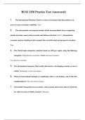 BUSI 3250 Practice Test (Answered) 2023