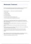 TCEQ Class C Water Operator License exam 2023 with 100&percnt; correct answers