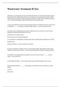 TCEQ Class C Water Operator License exam 2023 with 100&percnt; correct answers
