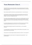 TCEQ Class C Water Operator License exam 2023 with 100&percnt; correct answers