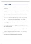 TCEQ Class C Water Operator License exam 2023 with 100&percnt; correct answers