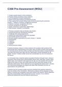 C368 Pre-Assessment &lpar;WGU&rpar;