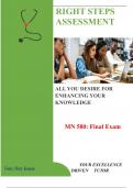 MN 580: Final Exam