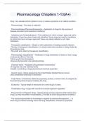 Pharmacology Chapters 1-13