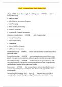 CEcD  -Finance Exam Study Guide 2023