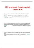 ATI PN fundamentals practice 2020