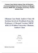 i Human Case Study Andrew Chen All Sections Involved &lpar;Feedback from the Professor&rpar; &lpar;2 Merged Version&rpar; NRNP 6541 C8 Walden University i Human&colon; Andrew Chen
