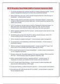 PCT Practice Test With 100&percnt; Correct Answers 2022