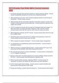 PCT Practice Test With 100&percnt; Correct Answers 2022