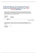 NURS 6630 Review Test Submission&colon; Week 11 Final Exam 2023&sol;2024&lpar;August-Nov qtr&rpar; 100&percnt; Correct Responses