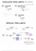 Trigonometric Limits - Guide for MTH1441 