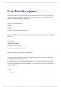 Cvent Certification exam 2023 with 100&percnt; correct answers
