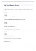 nj real estate exam 2023 with 100&percnt; correct answers