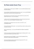 nj real estate exam 2023 with 100&percnt; correct answers