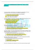 2023 ATI PN COMPREHENSIVE PREDICTOR REAL EXAM  GRADED A