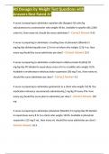 Ati Dosages by Weight Test Questions with Answers Best Rated A&plus;