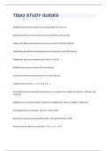  TSIA2 STUDY GUIDE questions with correct answers