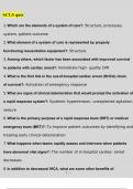 2023 ACLS quiz Questions and Answers Latest &lpar;2023 &sol; 2024&rpar; &lpar;Verified Answers&rpar;