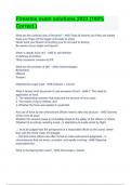 Firearms exam solutions 2023 &lpar;100&percnt; Correct &rpar;