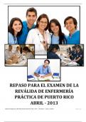 Repaso Integrado de Revalida de Enfermeria de PR - LPN - abril 